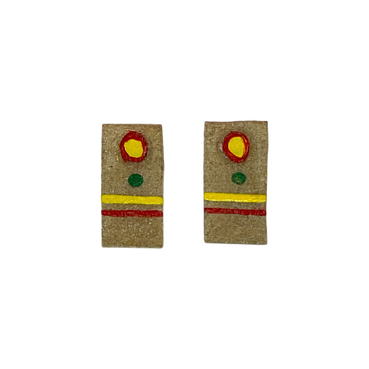 TEB Small Parfleche Earrings