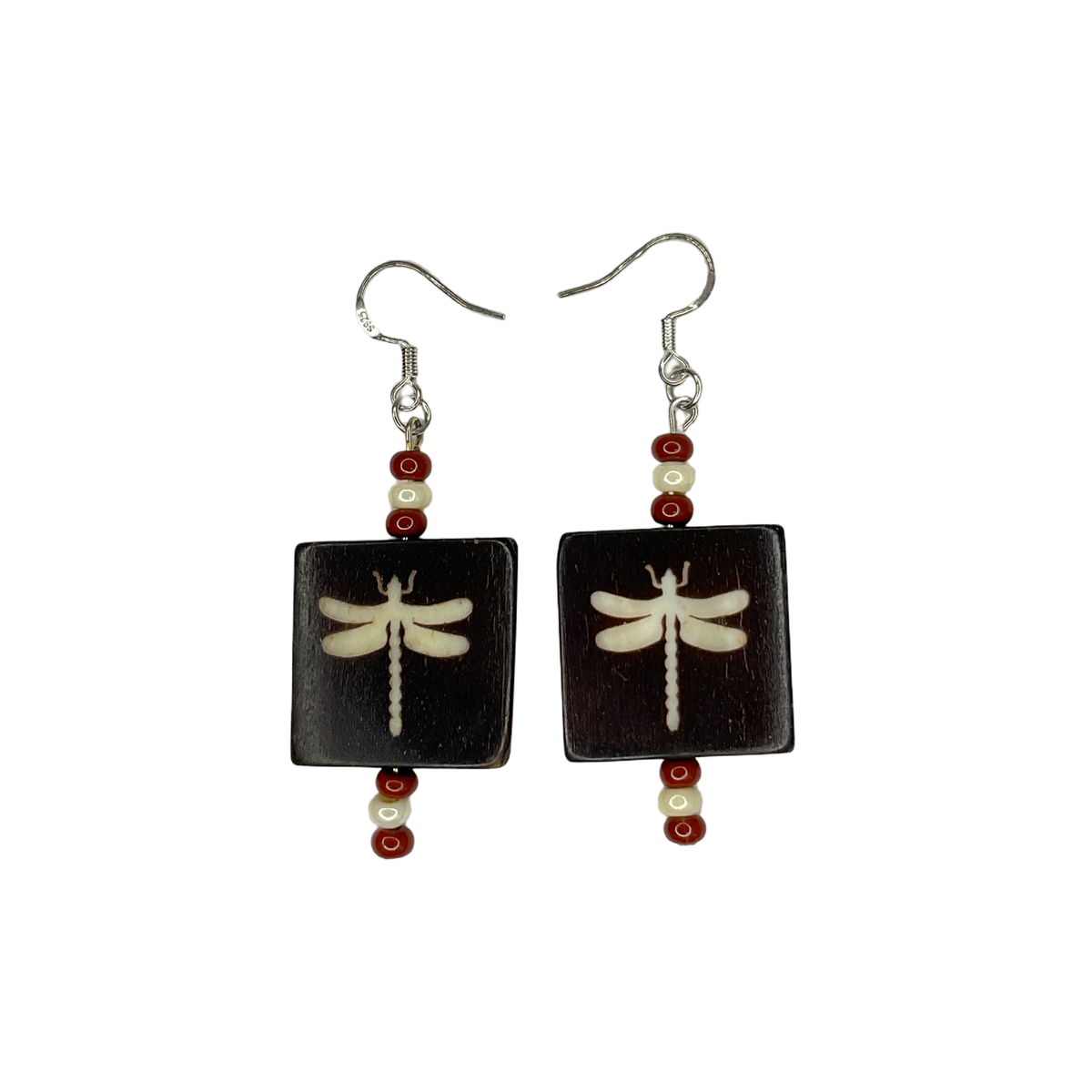 TEB Dragonfly Charm Earrings