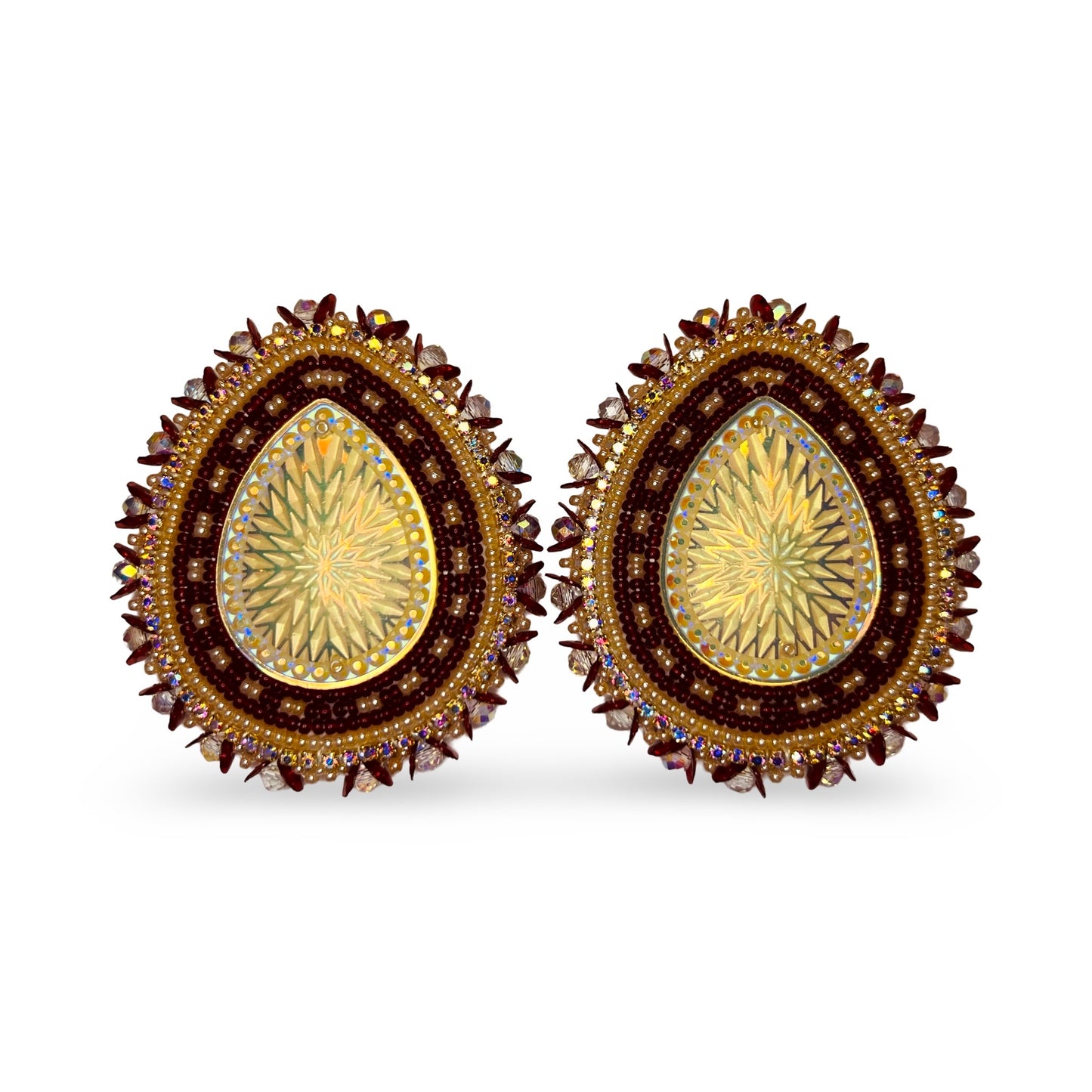 BBB Beaded Cab Earrings