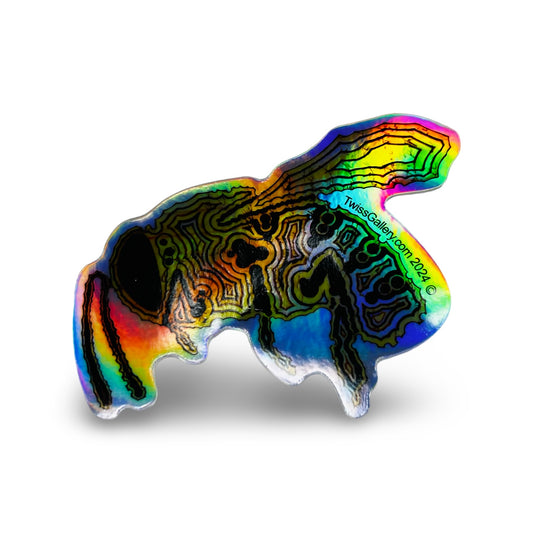 DT Holo Honey Bee Sticker
