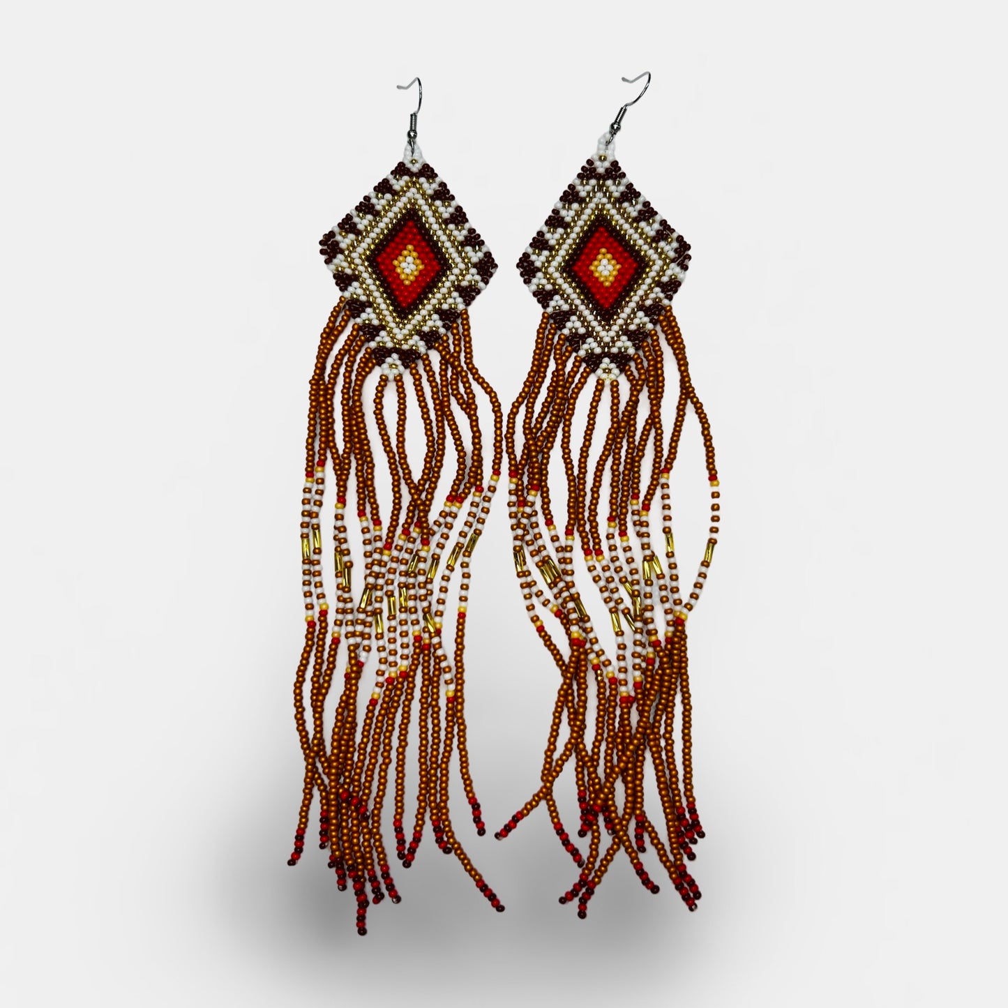 SBE Beaded Fringe Earrings