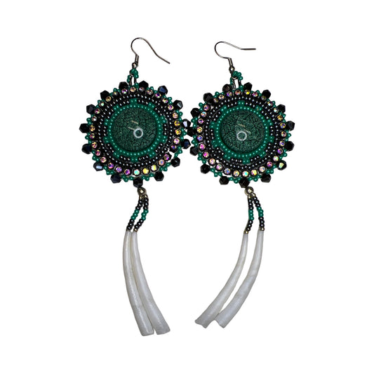 ABE Cab Dentalium Earrings