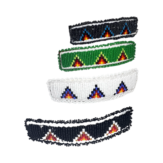CNH Beaded Barrettes