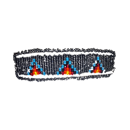 CNH Beaded Barrettes