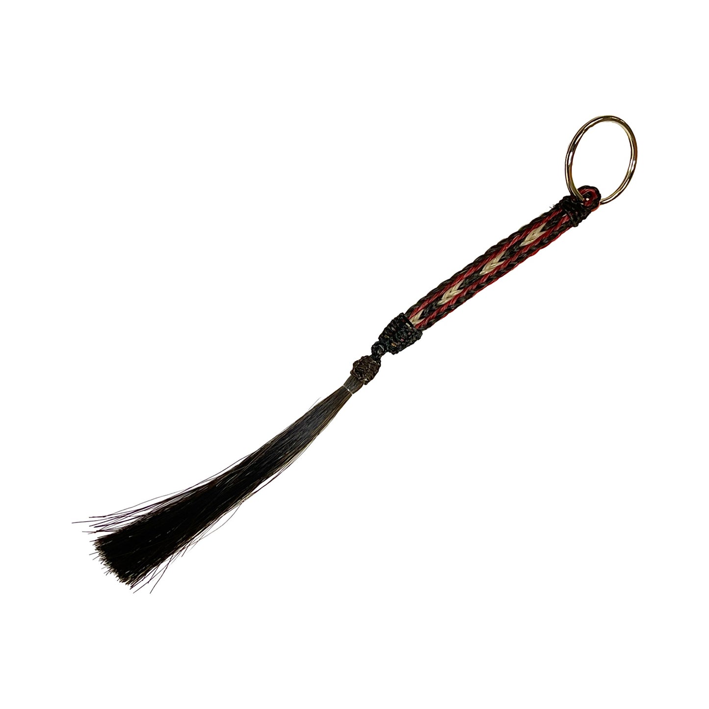 LLW Flat Horse Hair Keychain