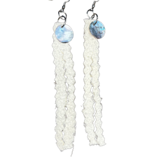 AM Tan Hide Earrings