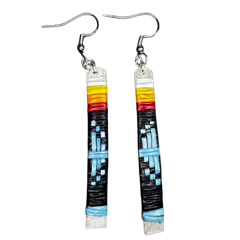 CRC Slat Quill Earrings