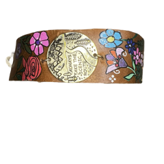 LTB Hand Cut Leather Bracelet