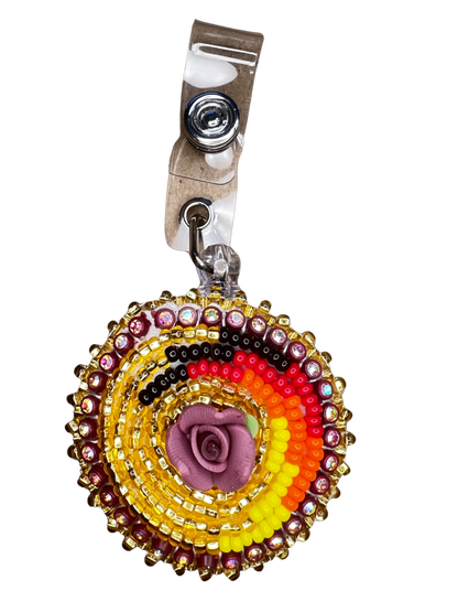 NF Beaded Badge Reel