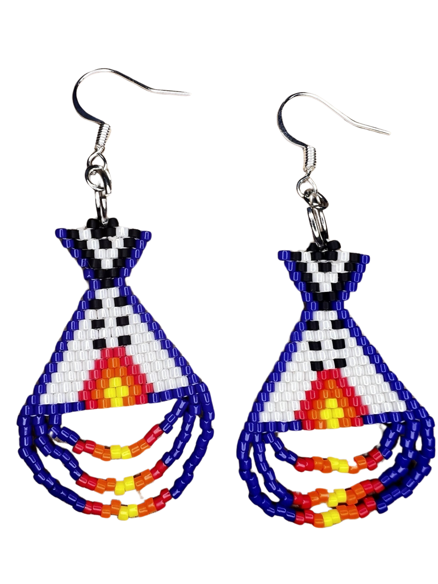 MirRC Beaded Tipi Earrings