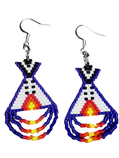MirRC Beaded Tipi Earrings