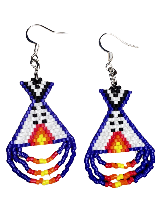 MirRC Beaded Tipi Earrings