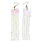 AM Tan Hide Earrings