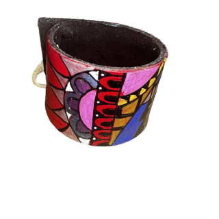 LTB Hand Cut Leather Bracelet