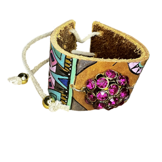 LTB Hand Cut Leather Bracelet