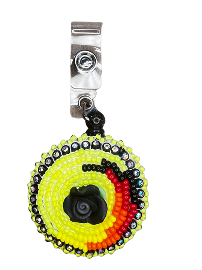 NF Beaded Badge Reel