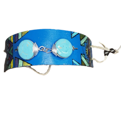 LTB Hand Cut Leather Bracelet