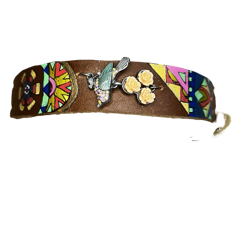 LTB Hand Cut Leather Bracelet