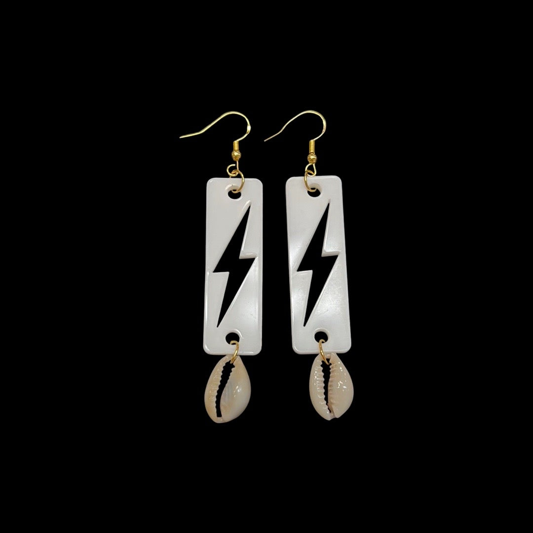 ZTB Beaded Cowrie Earring