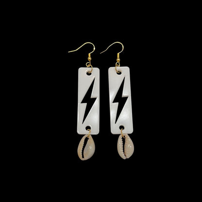 ZTB Beaded Cowrie Earring