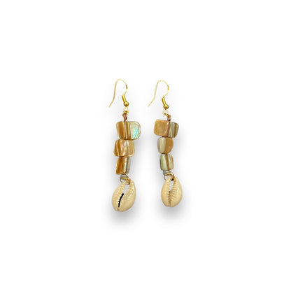 ZTB Beaded Cowrie Earring