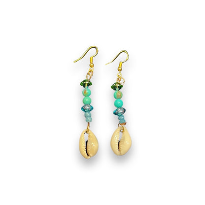 ZTB Beaded Cowrie Earring
