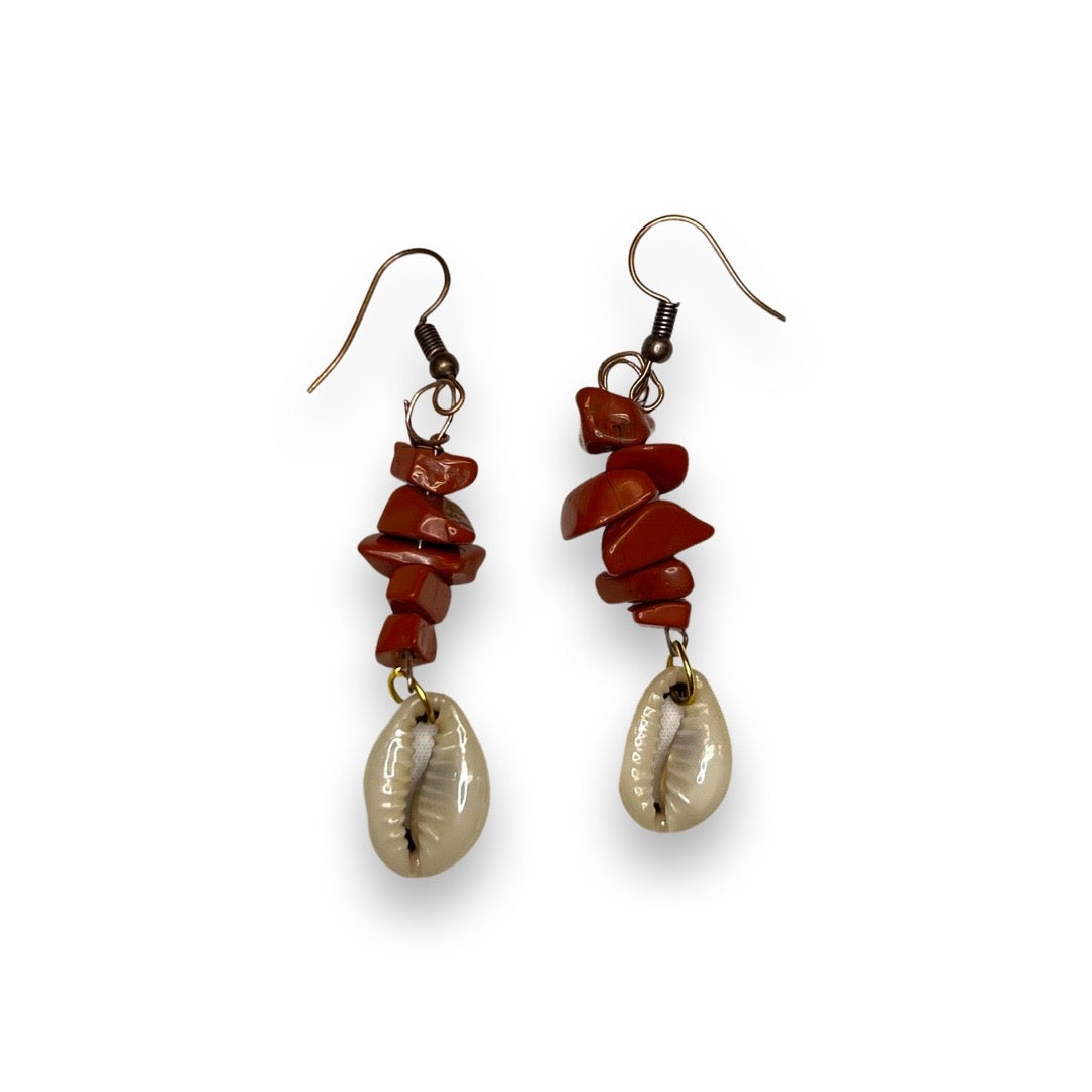 ZTB Beaded Cowrie Earring