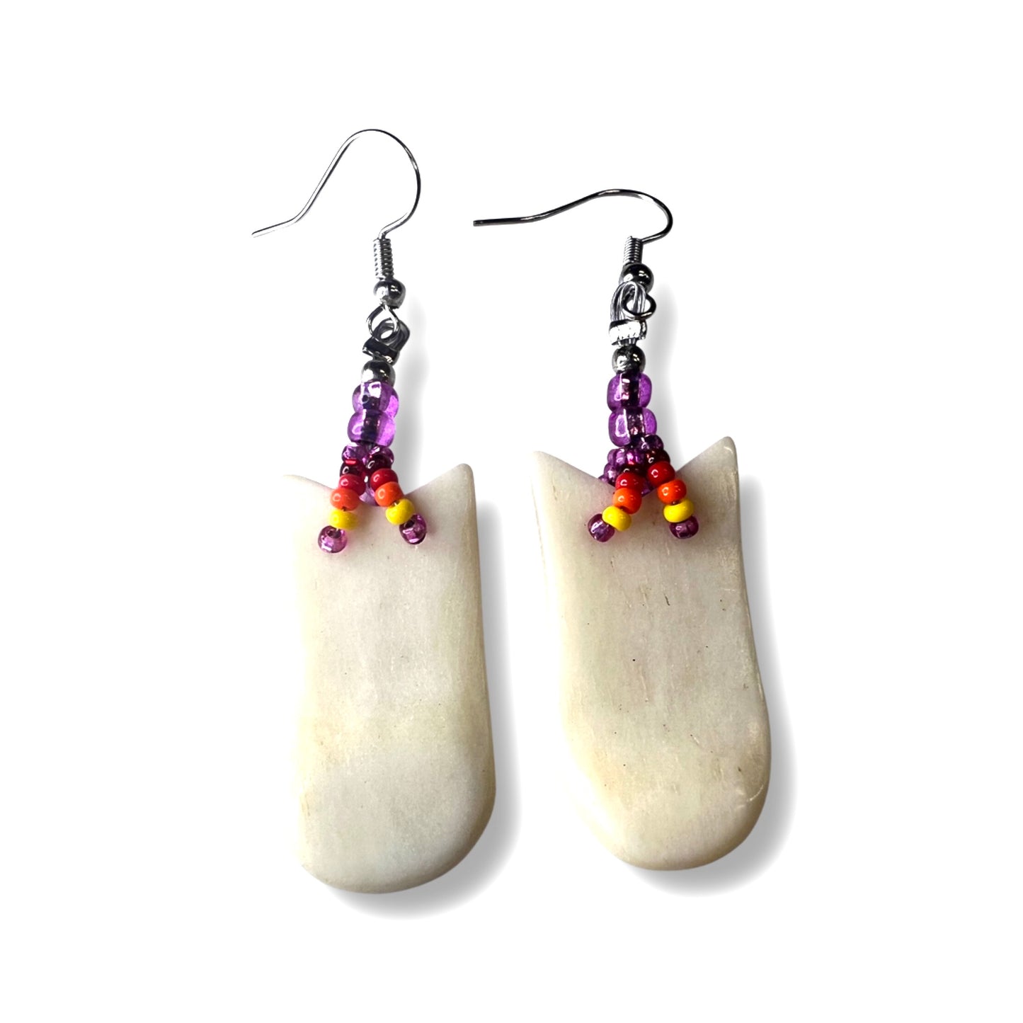 IREH Elk Tooth Earrings
