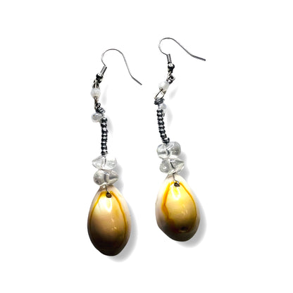 ZTB Beaded Cowrie Earring
