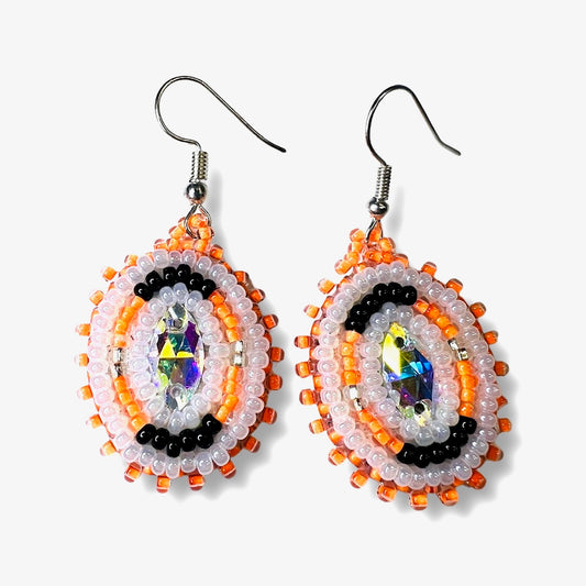 RF Beaded Gemstone Earrings