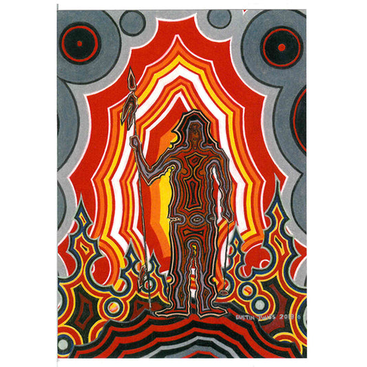 DT Wounded Knee Warrior Card