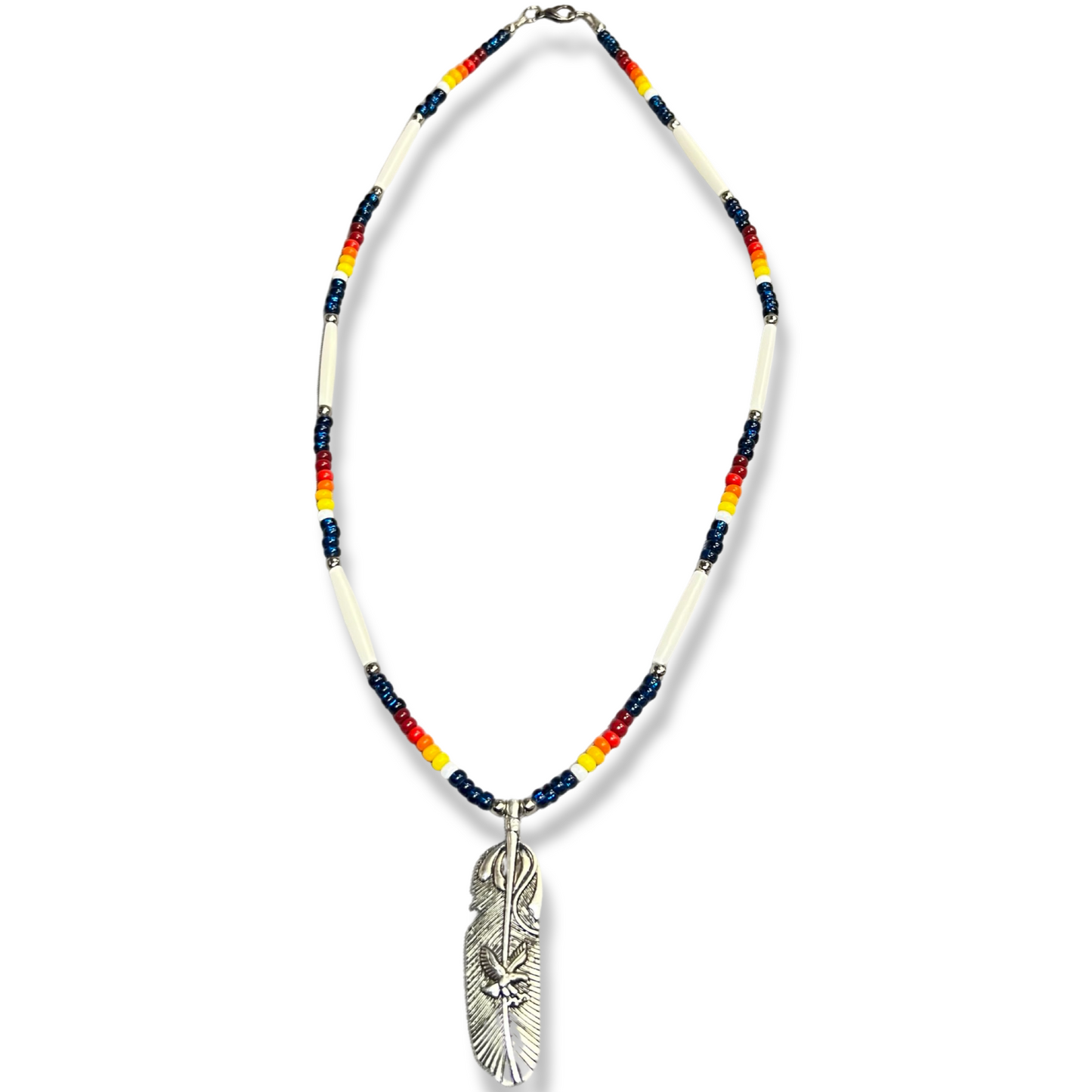 CP Feather and Bead Necklaces