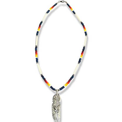 CP Feather and Bead Necklaces