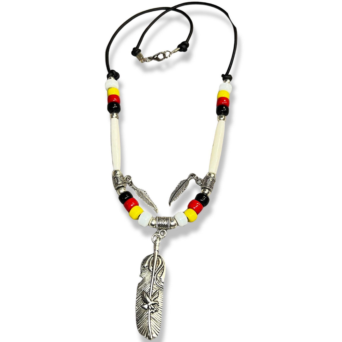 CP Feather and Bead Necklaces