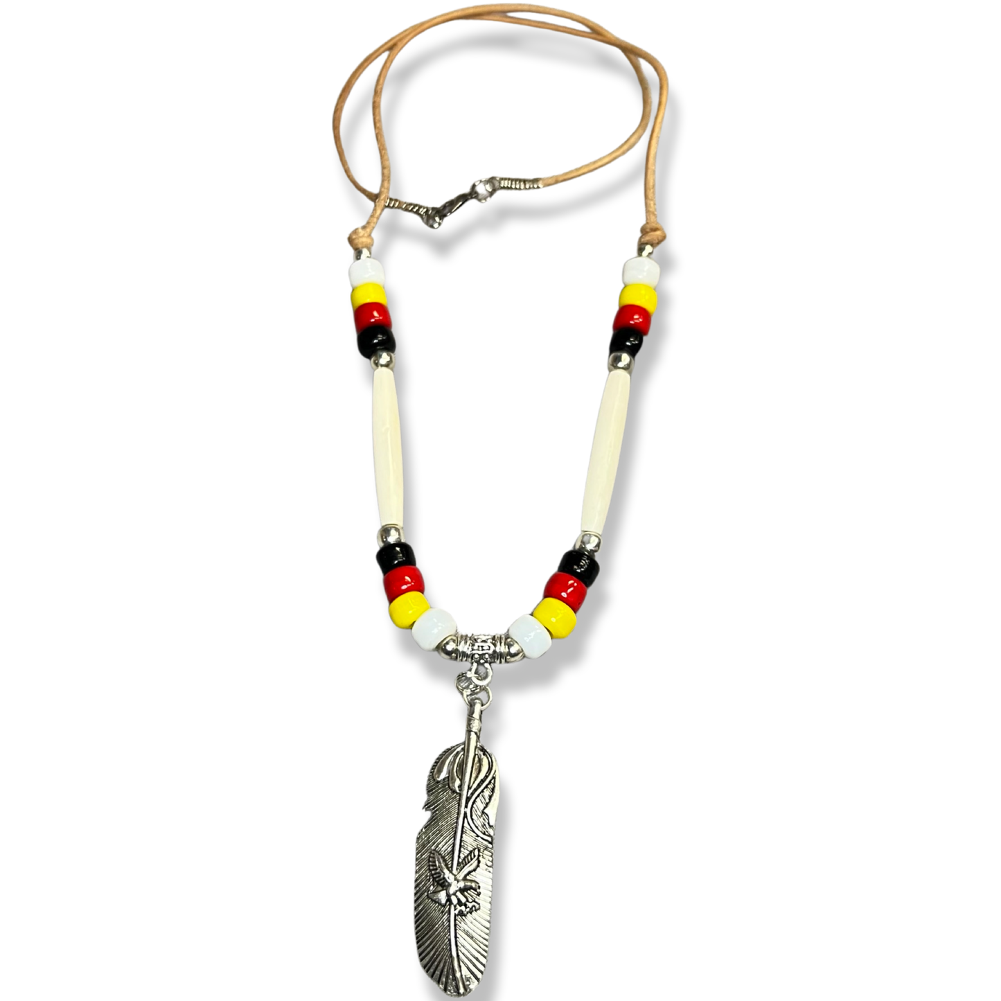 CP Feather and Bead Necklaces