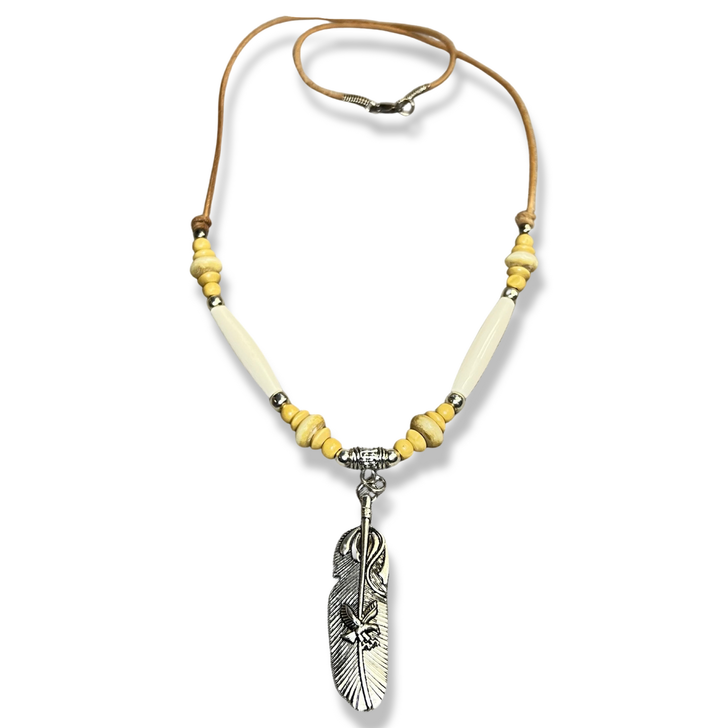 CP Feather and Bead Necklaces