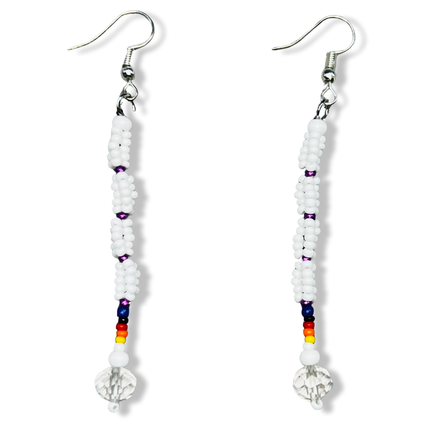 LZ Beaded Dangle Earrings