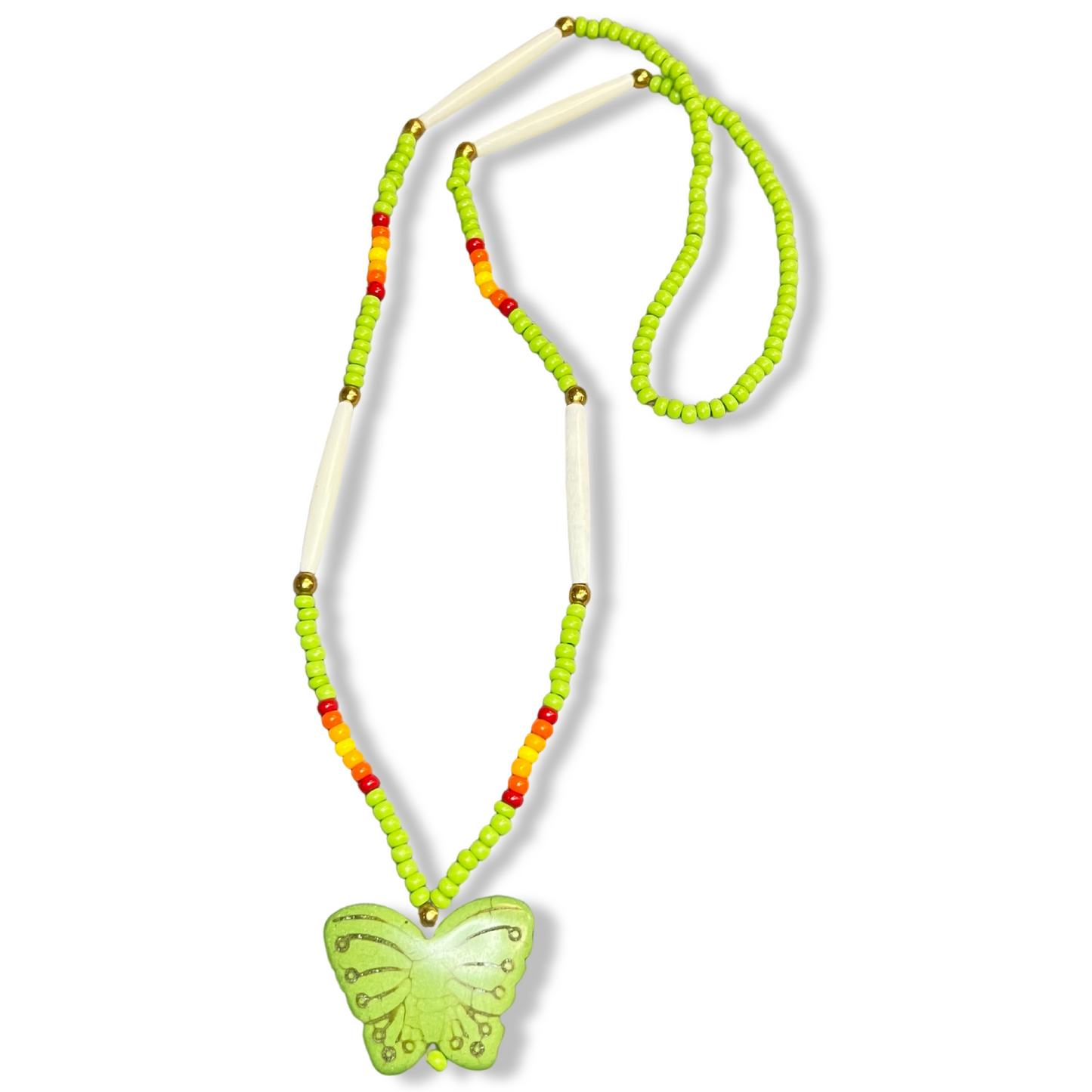 IREH Bead and Pipe Bone Necklaces