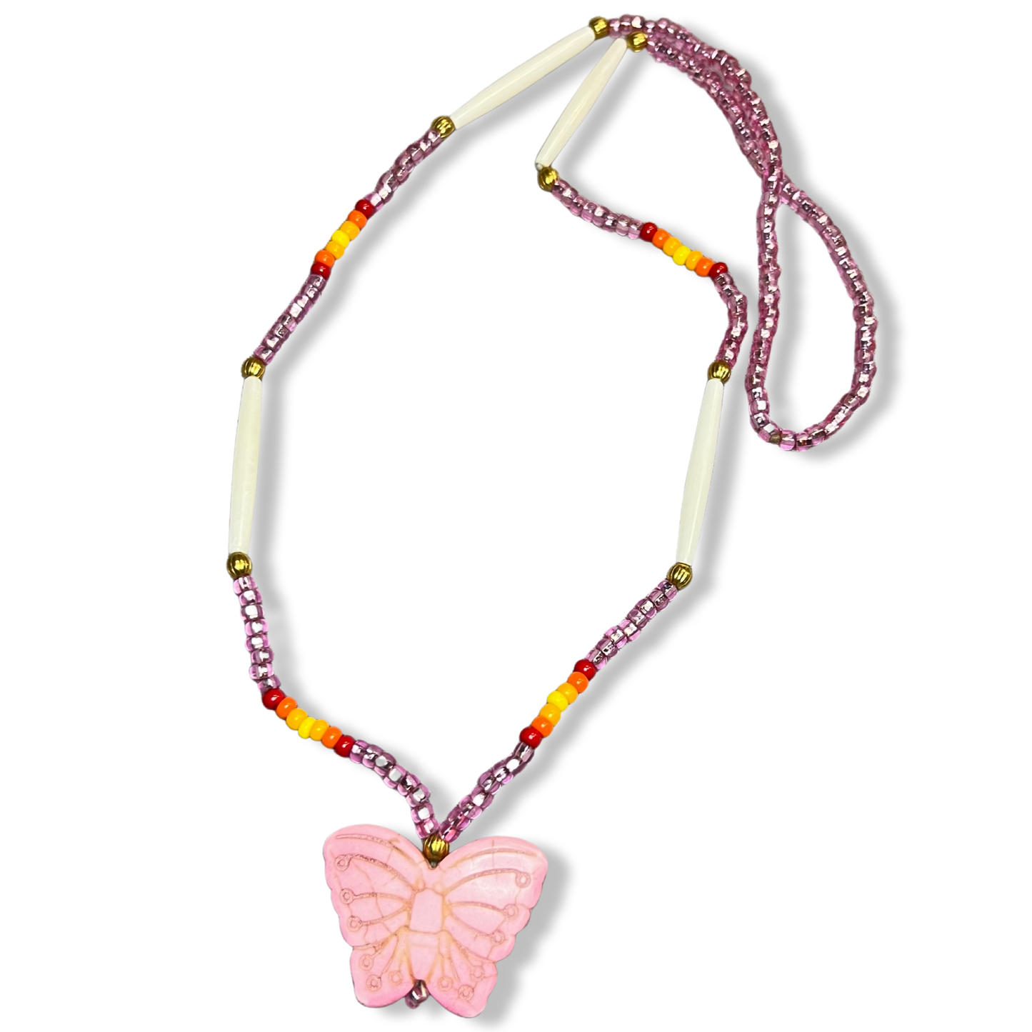 IREH Bead and Pipe Bone Necklaces