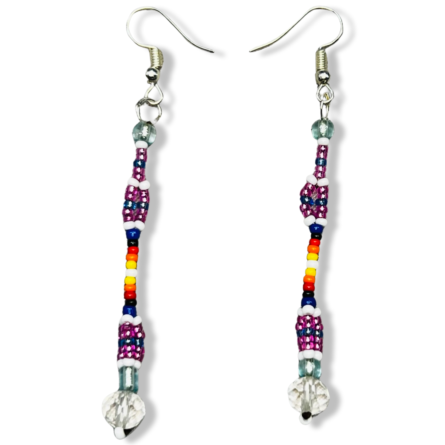 LZ Beaded Dangle Earrings